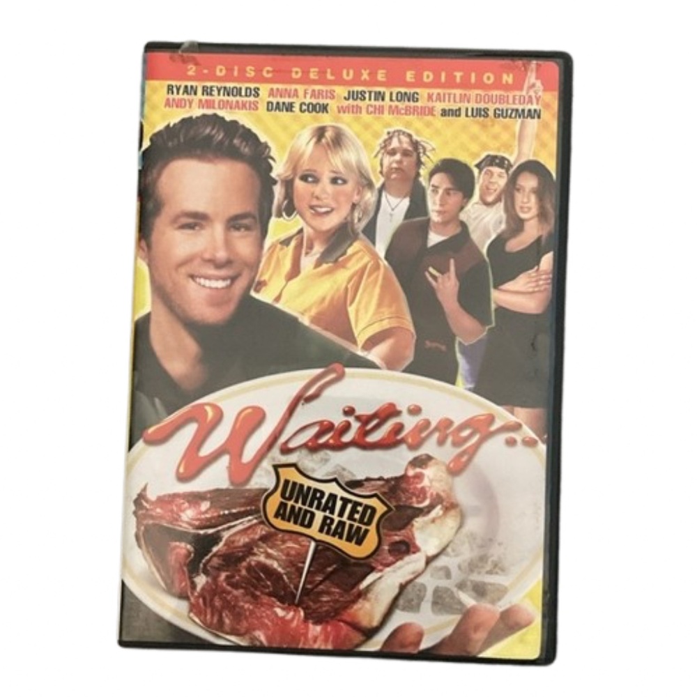 DVD WAITING 2 Disc set unrated and raw Ryan Reynolds Anna Faris